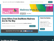 Tablet Screenshot of madrona.dealmoms.com