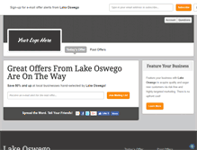 Tablet Screenshot of lakeoswego.dealmoms.com
