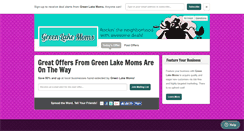 Desktop Screenshot of greenlake.dealmoms.com