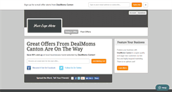 Desktop Screenshot of canton.dealmoms.com