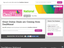 Tablet Screenshot of national.dealmoms.com